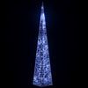 Acrylic Decorative LED Light Cone Blue 60 cm