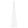 Acrylic Decorative LED Light Cone Warm White 90 cm