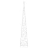 Acrylic Decorative LED Light Cone Cold White 90 cm