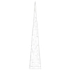 Acrylic Decorative LED Light Cone Cold White 120 cm