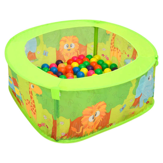 Ball Pool with 50 Balls for Kids 75x75x32 cm