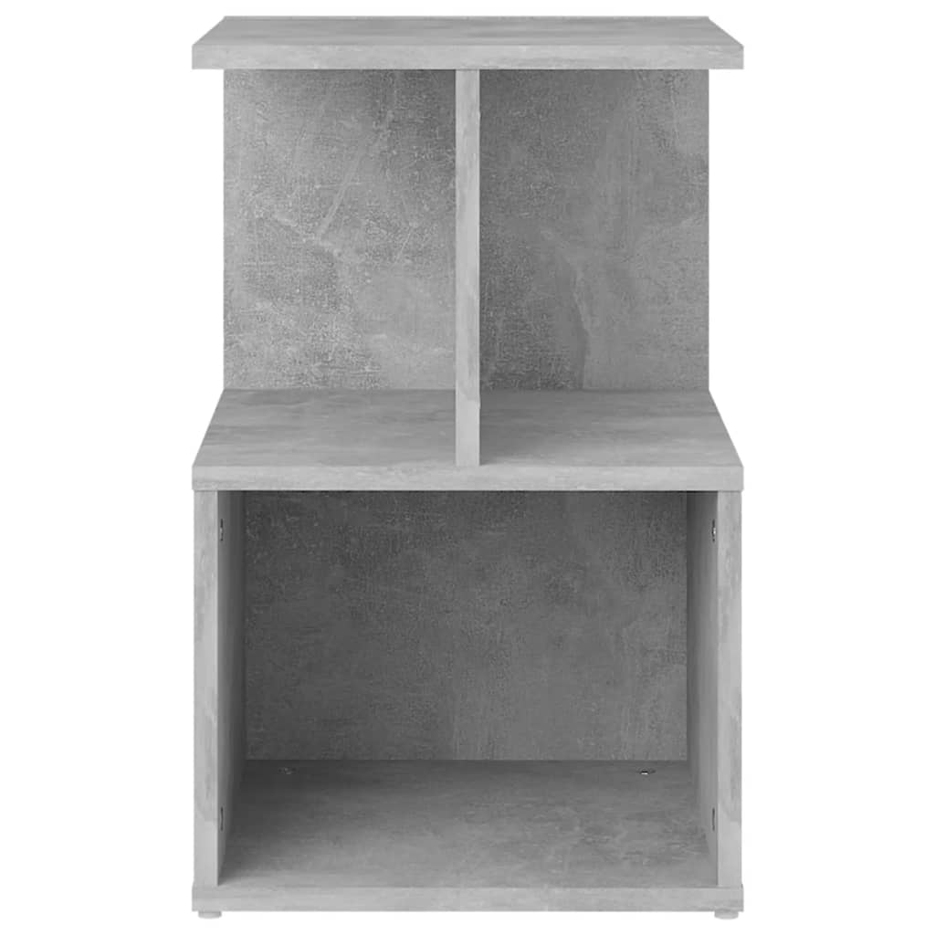 Bedside Cabinet Concrete Grey 35x35x55 cm Engineered Wood
