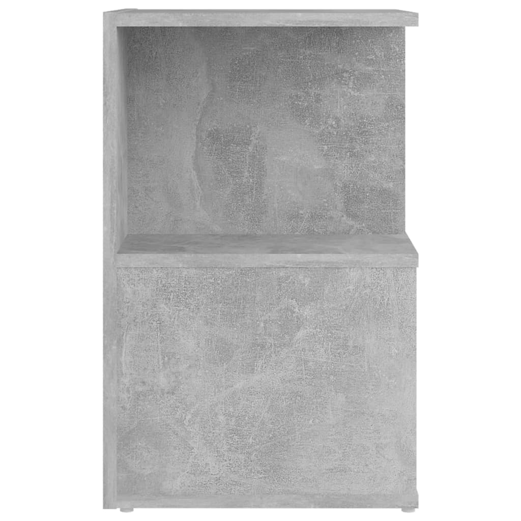 Bedside Cabinet Concrete Grey 35x35x55 cm Engineered Wood