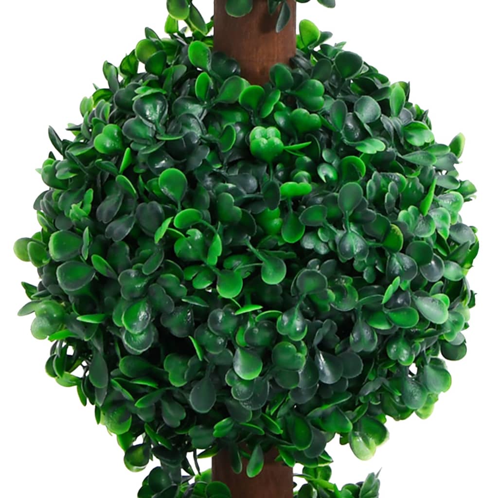 Artificial Boxwood Plant with Pot Ball Shaped Green 90 cm