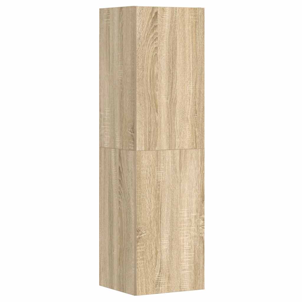 3 Piece TV Cabinet Set Sonoma Oak Engineered Wood