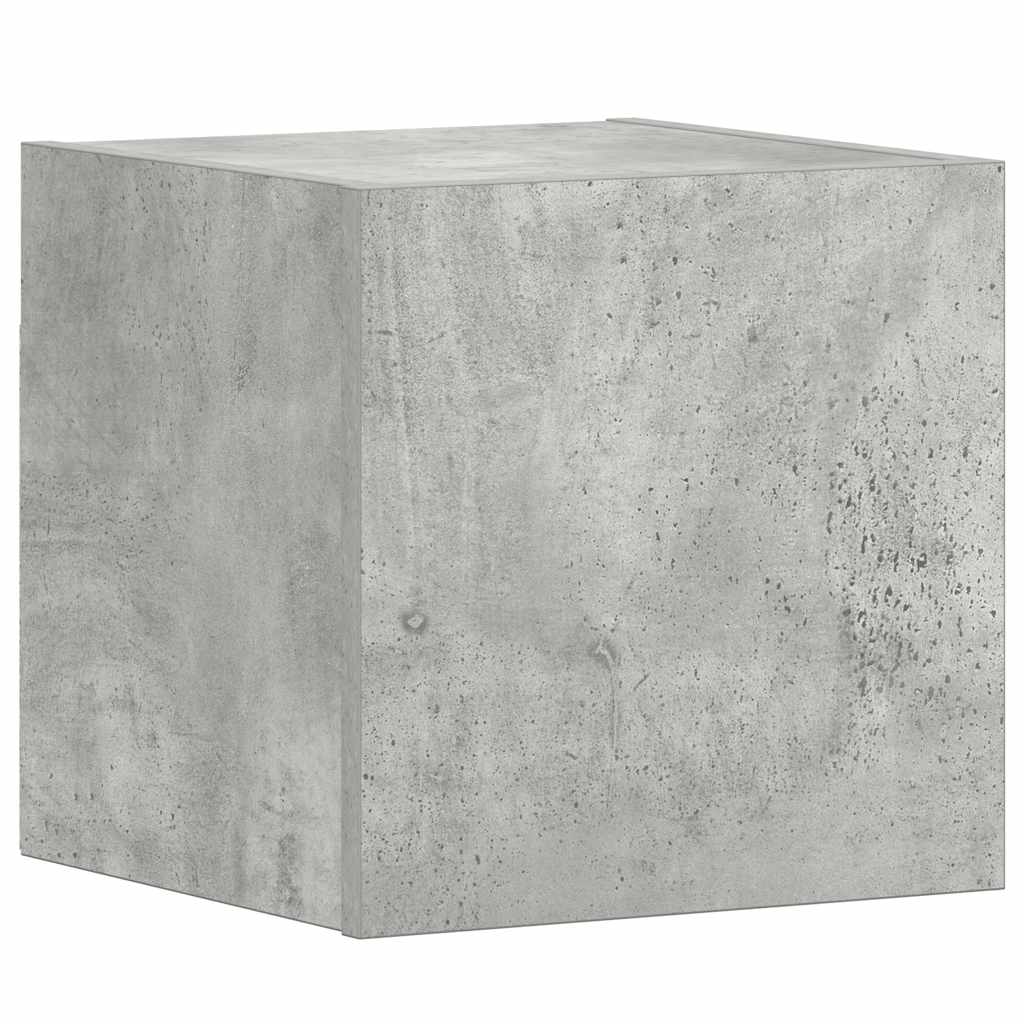 3 Piece TV Cabinet Set Concrete Grey Engineered Wood