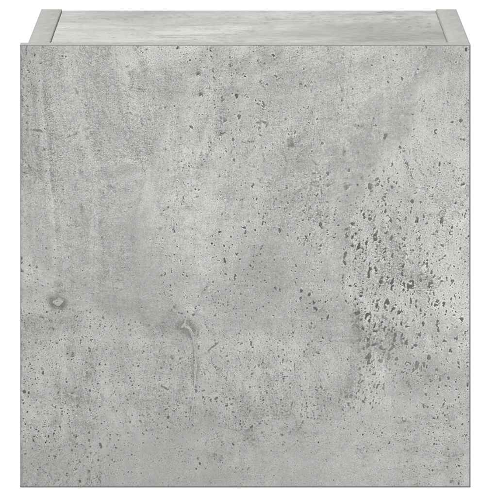 3 Piece TV Cabinet Set Concrete Grey Engineered Wood