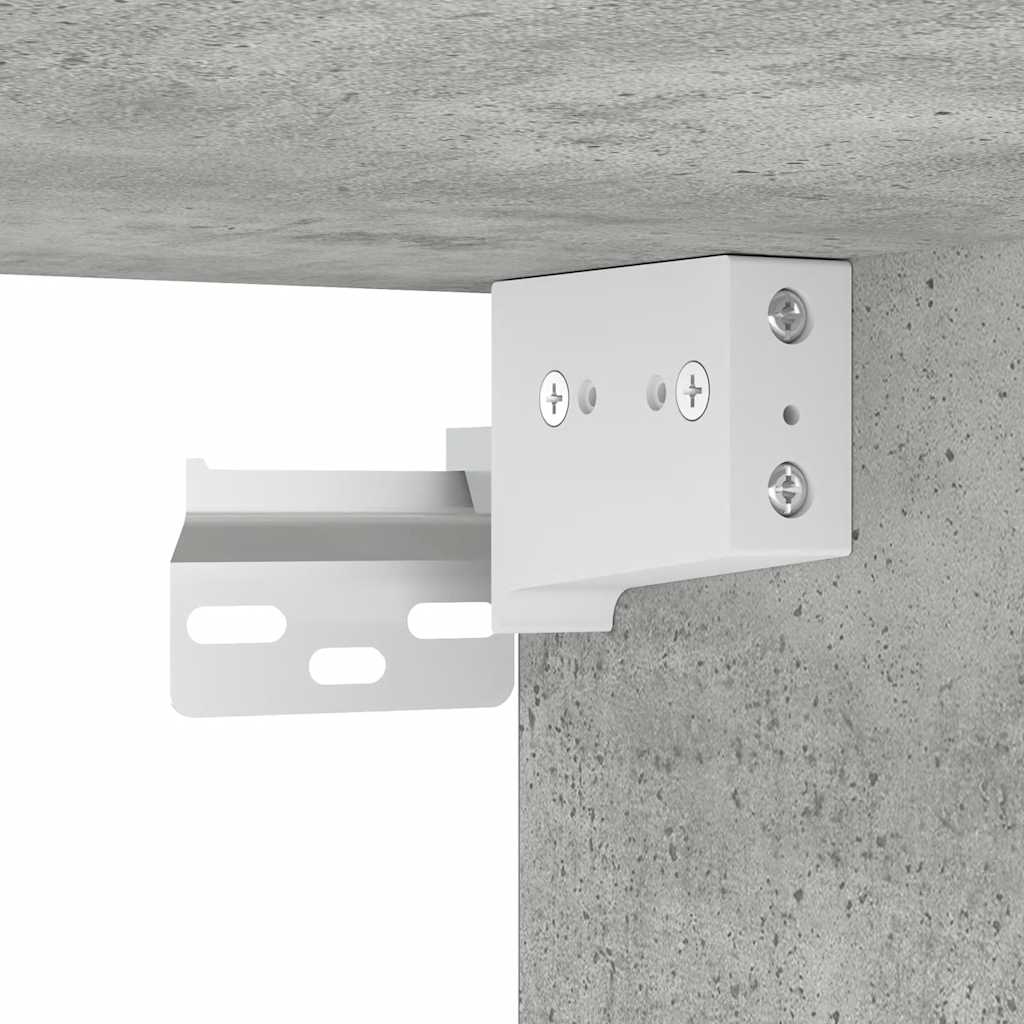 3 Piece TV Cabinet Set Concrete Grey Engineered Wood