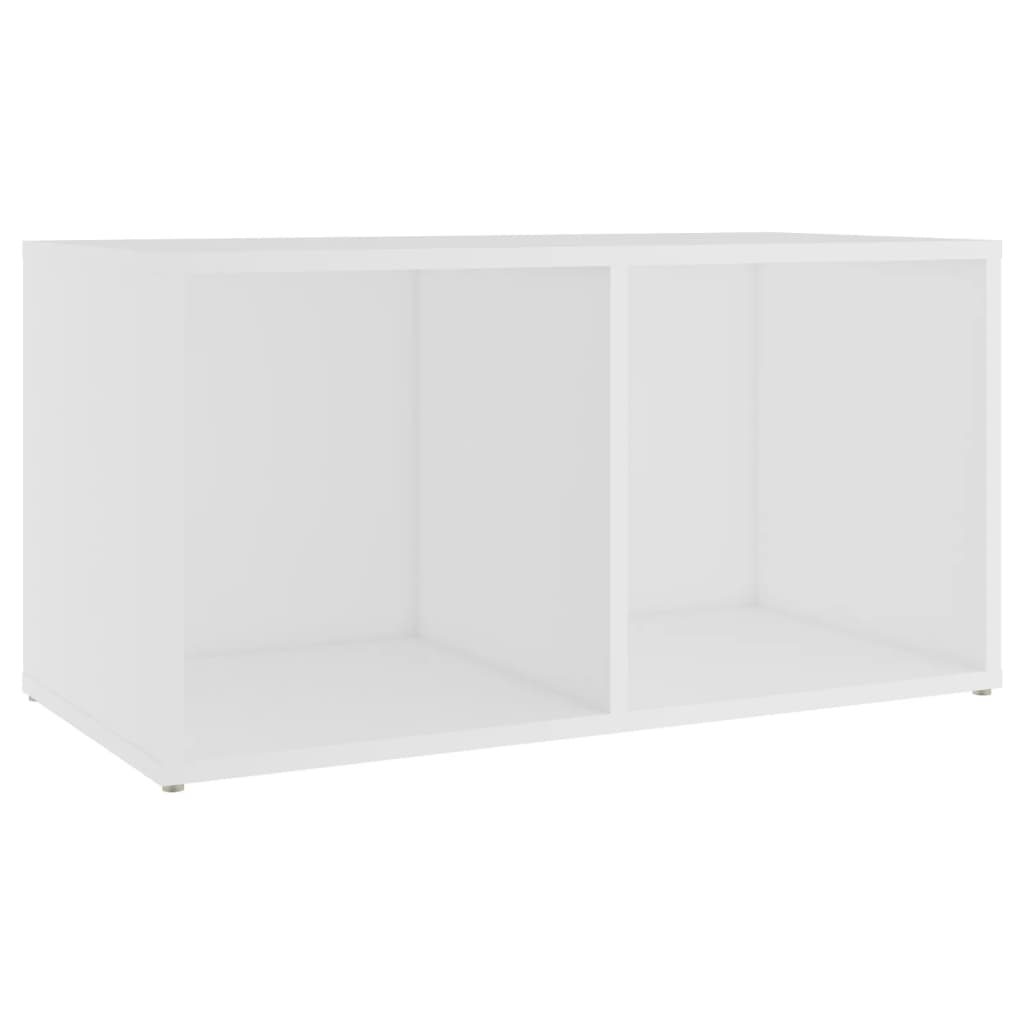 3 Piece TV Cabinet Set White Engineered Wood