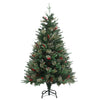 Christmas Tree with Pine Cones Green 120 cm PVC&PE