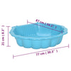 Sandpits 2 pcs Blue 77x87x21cm Plastic