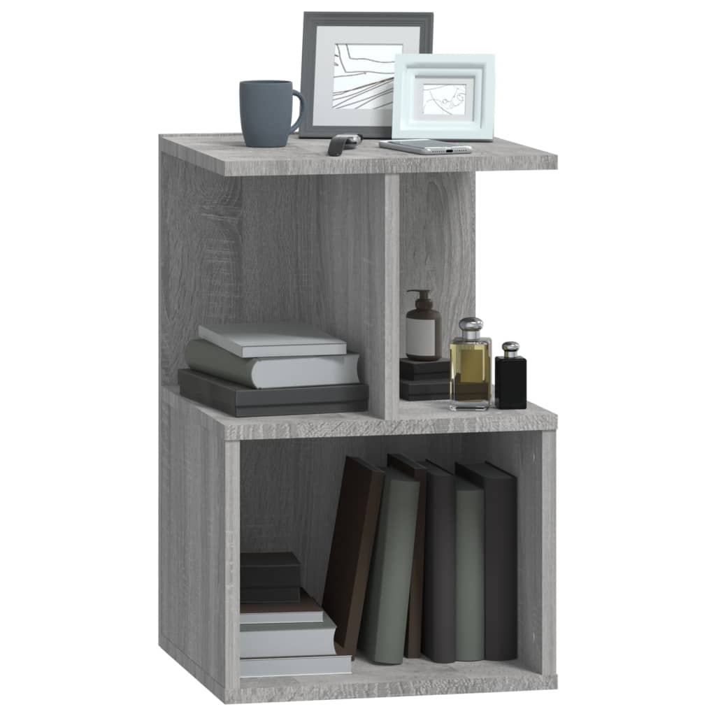 Bedside Cabinet Grey Sonoma 35x35x55 cm Engineered Wood