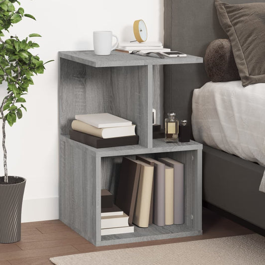 Bedside Cabinet Grey Sonoma 35x35x55 cm Engineered Wood