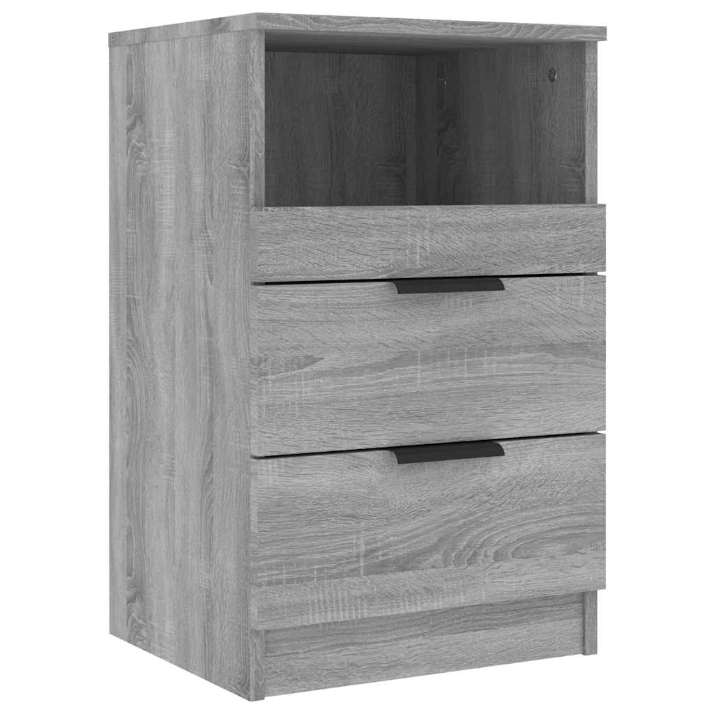 Bedside Cabinet Grey Sonoma Engineered Wood