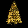 Pre-lit Christmas Tree with Pine Cones Green 195 cm PVC&PE