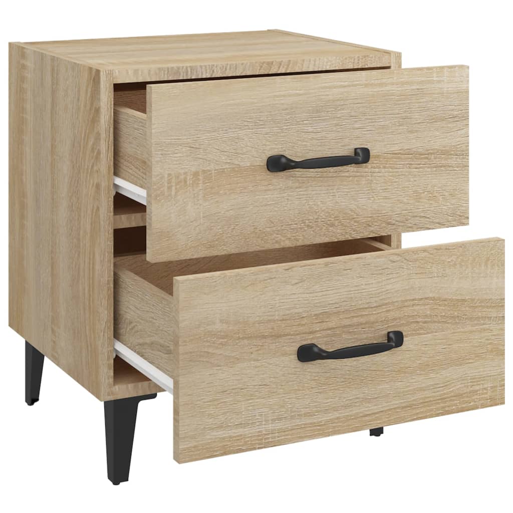 Bedside Cabinet Sonoma Oak 40x35x47.5 cm