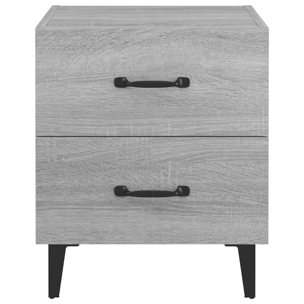 Bedside Cabinet Grey Sonoma 40x35x47.5 cm