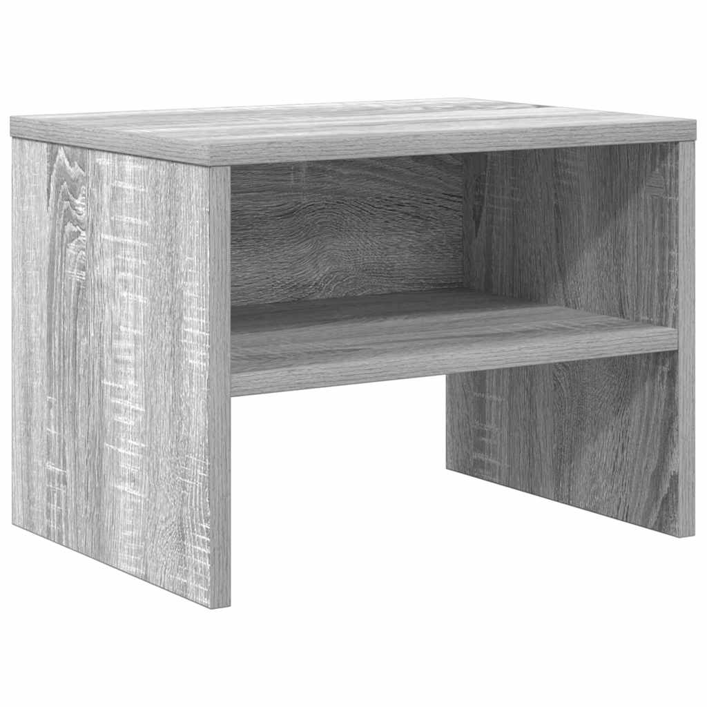 Bedside Cabinet Grey Sonoma 40x30x30 cm Engineered Wood