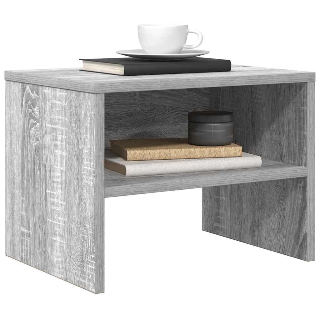 Bedside Cabinet Grey Sonoma 40x30x30 cm Engineered Wood