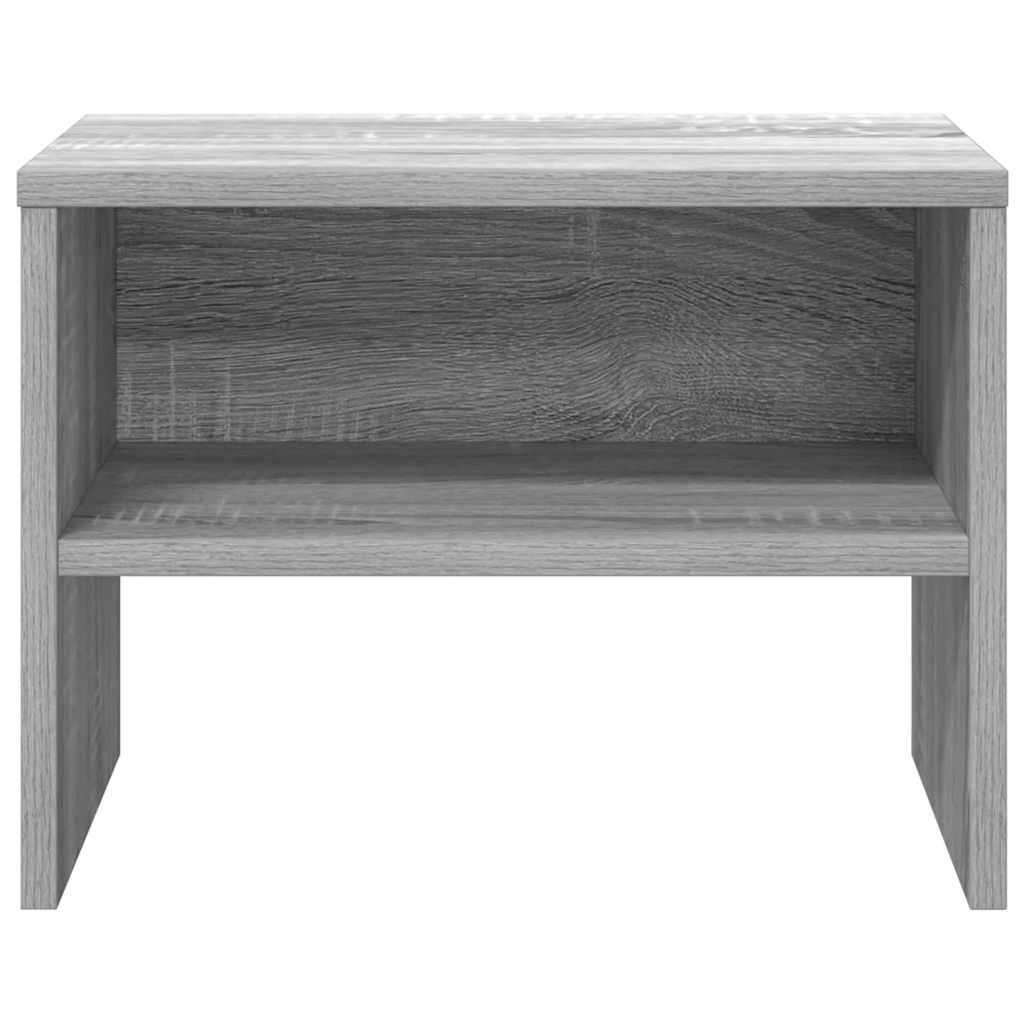Bedside Cabinet Grey Sonoma 40x30x30 cm Engineered Wood