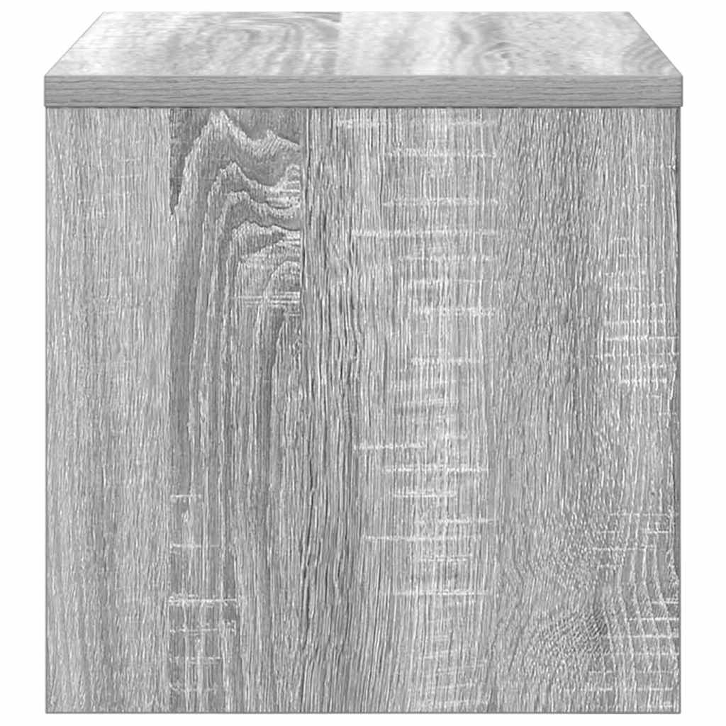 Bedside Cabinet Grey Sonoma 40x30x30 cm Engineered Wood