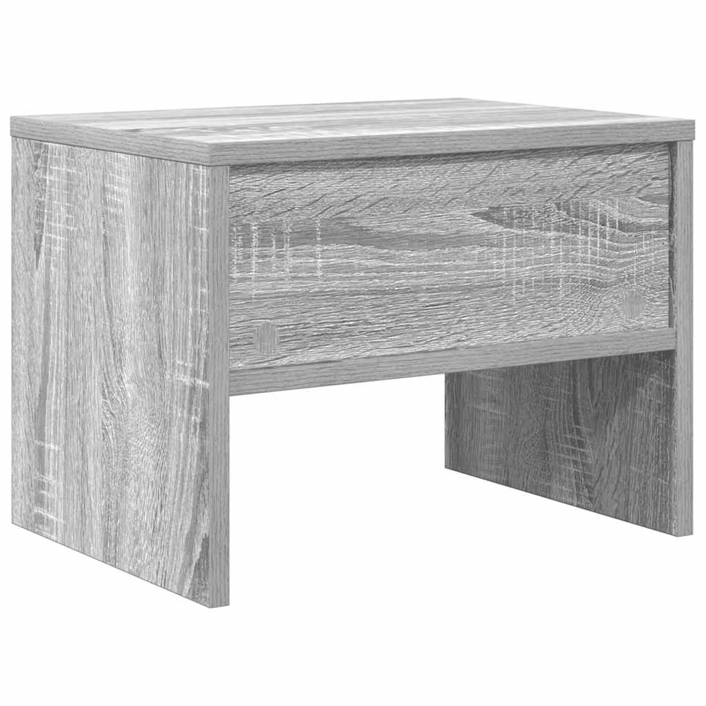 Bedside Cabinet Grey Sonoma 40x30x30 cm Engineered Wood