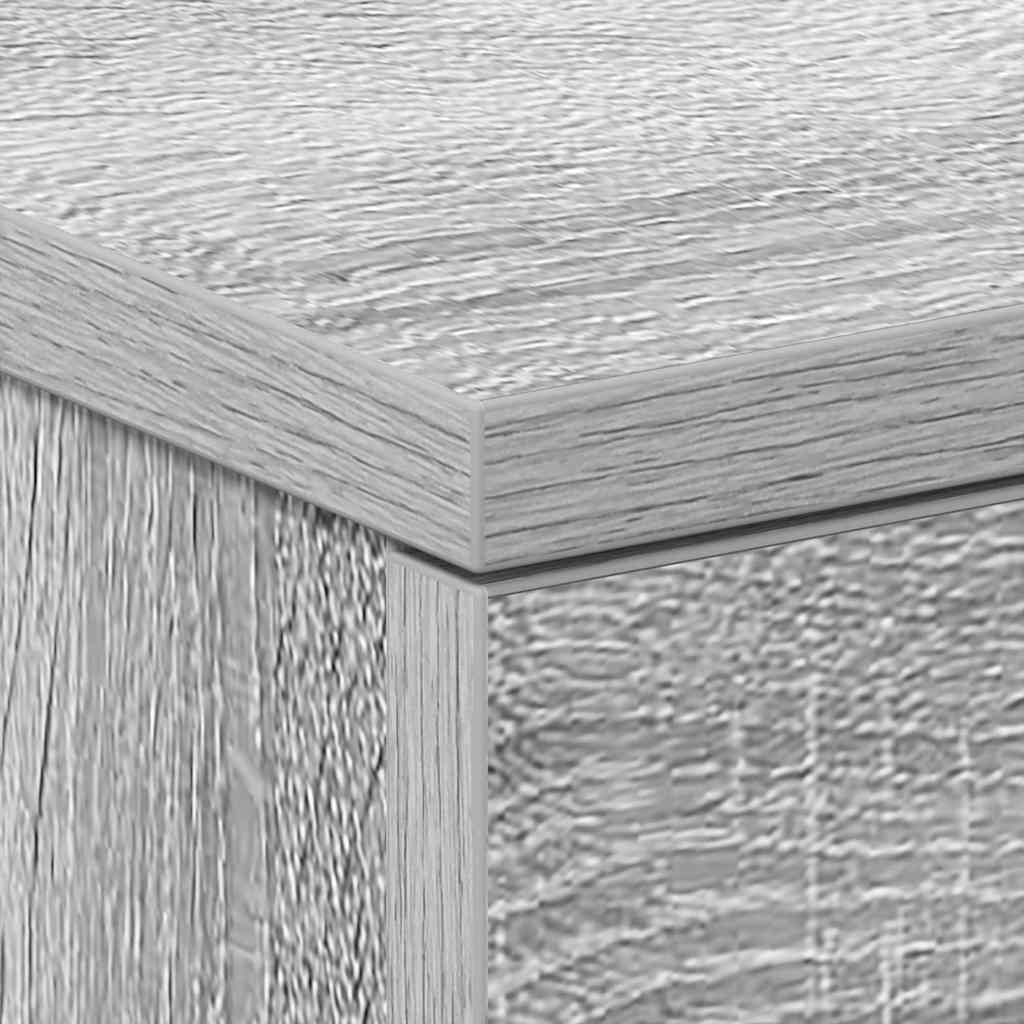 Bedside Cabinet Grey Sonoma 38x35x56 cm Engineered Wood