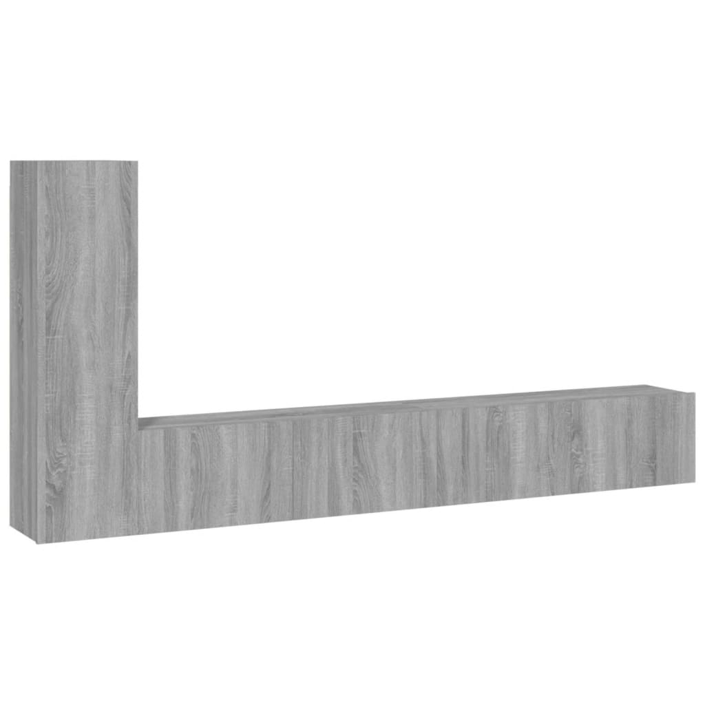 3 Piece TV Cabinet Set Grey Sonoma Engineered Wood