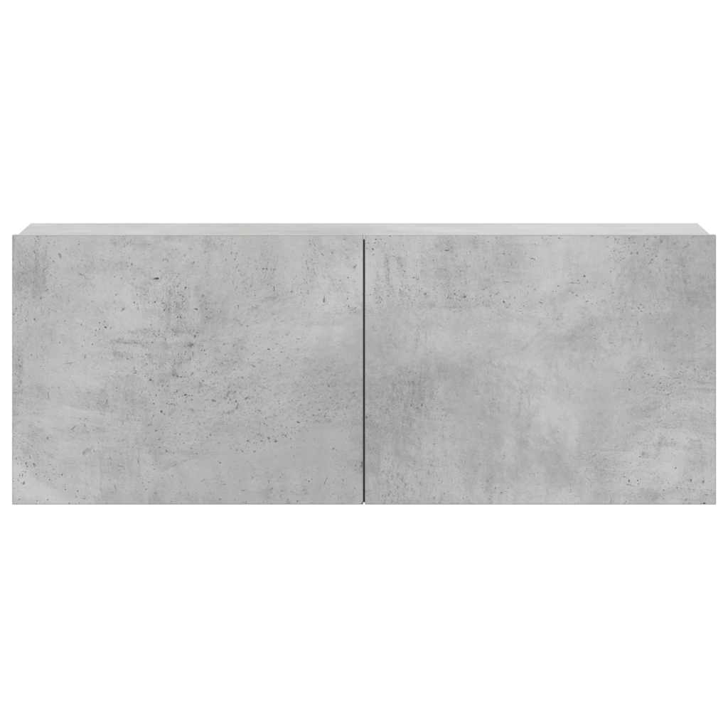 3 Piece TV Cabinet Set Concrete Grey Engineered Wood