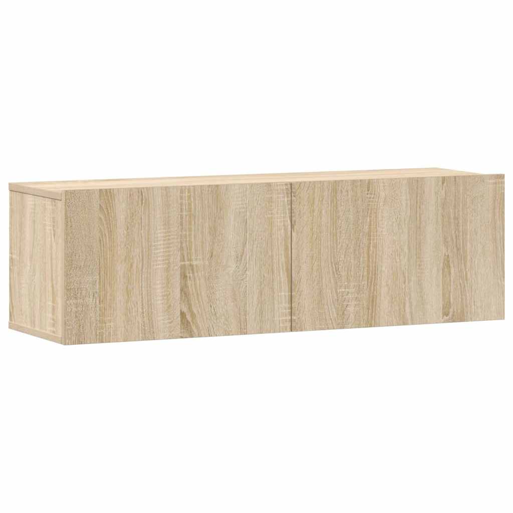 3 Piece TV Cabinet Set Sonoma Oak Engineered Wood