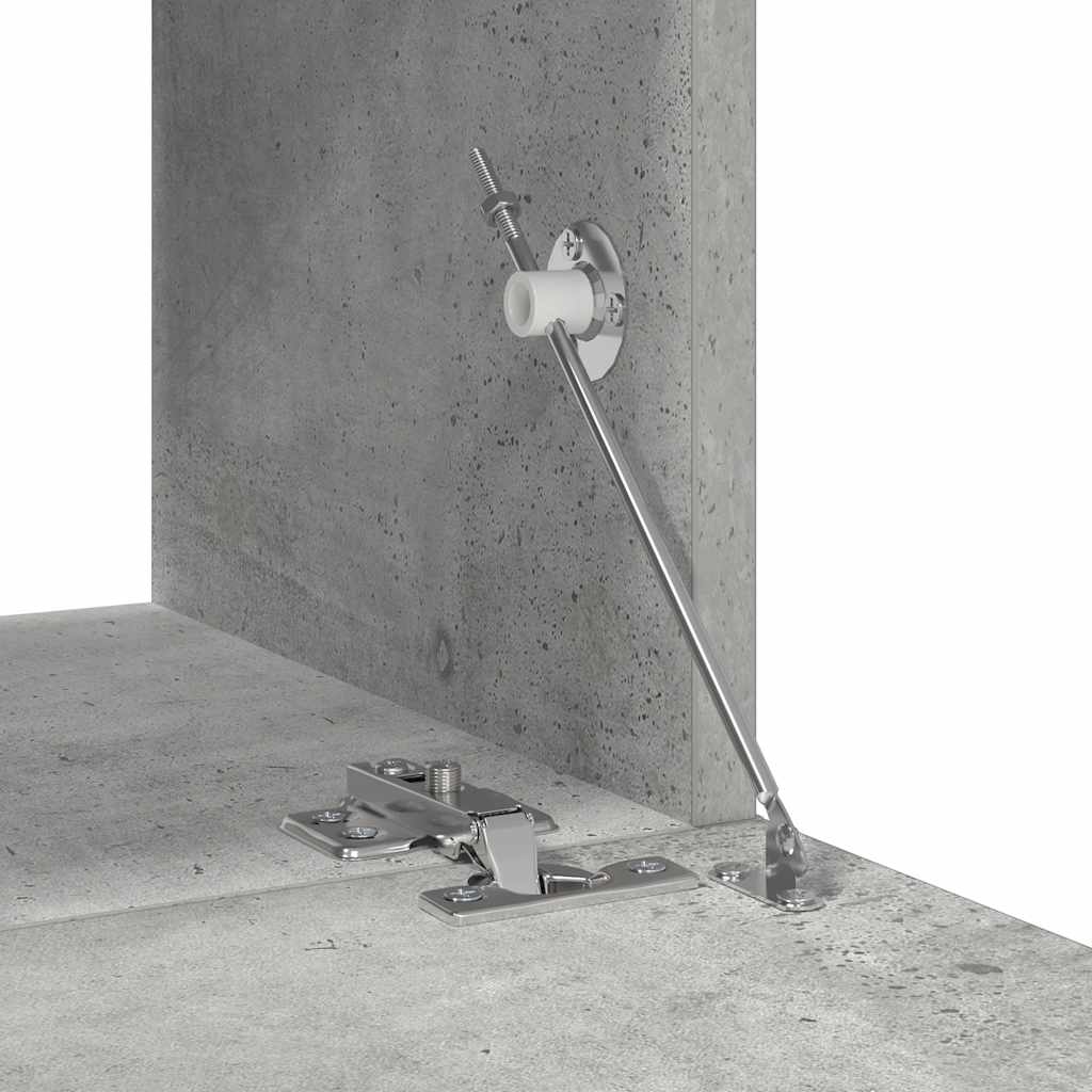 4 Piece TV Cabinet Set Concrete Grey Engineered Wood