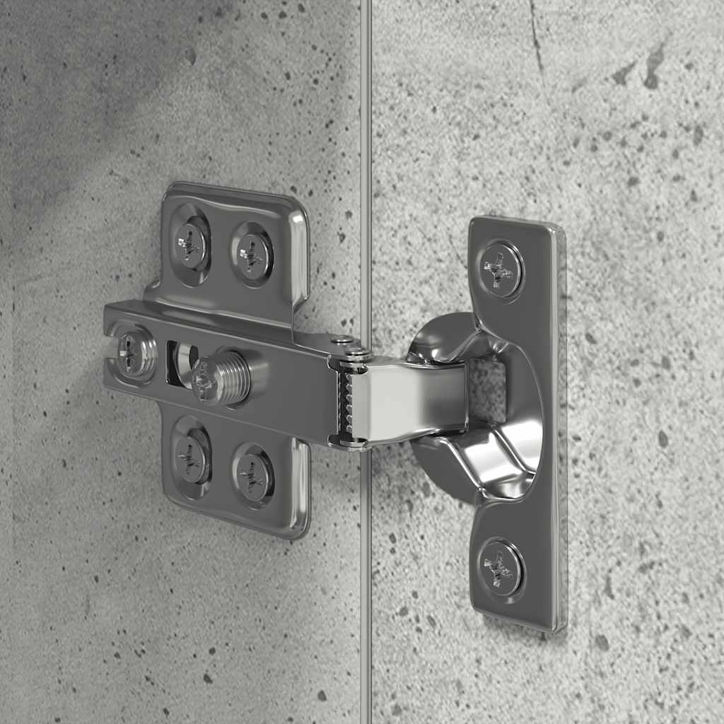 4 Piece TV Cabinet Set Concrete Grey Engineered Wood