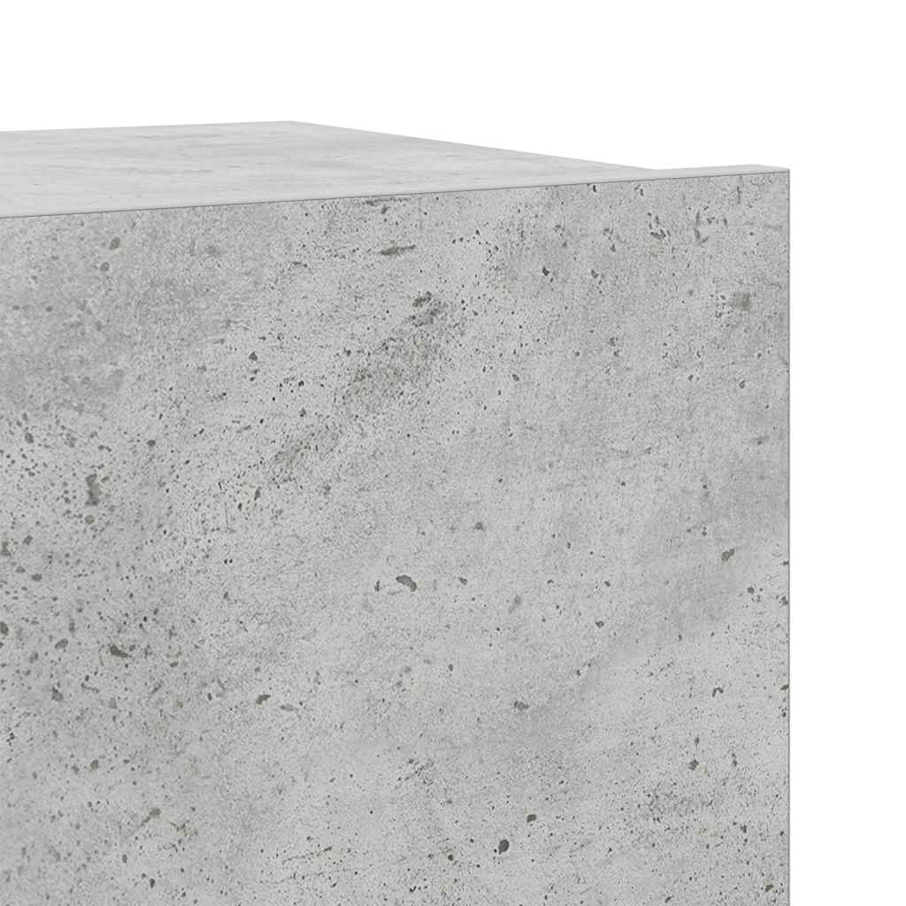 4 Piece TV Cabinet Set Concrete Grey Engineered Wood