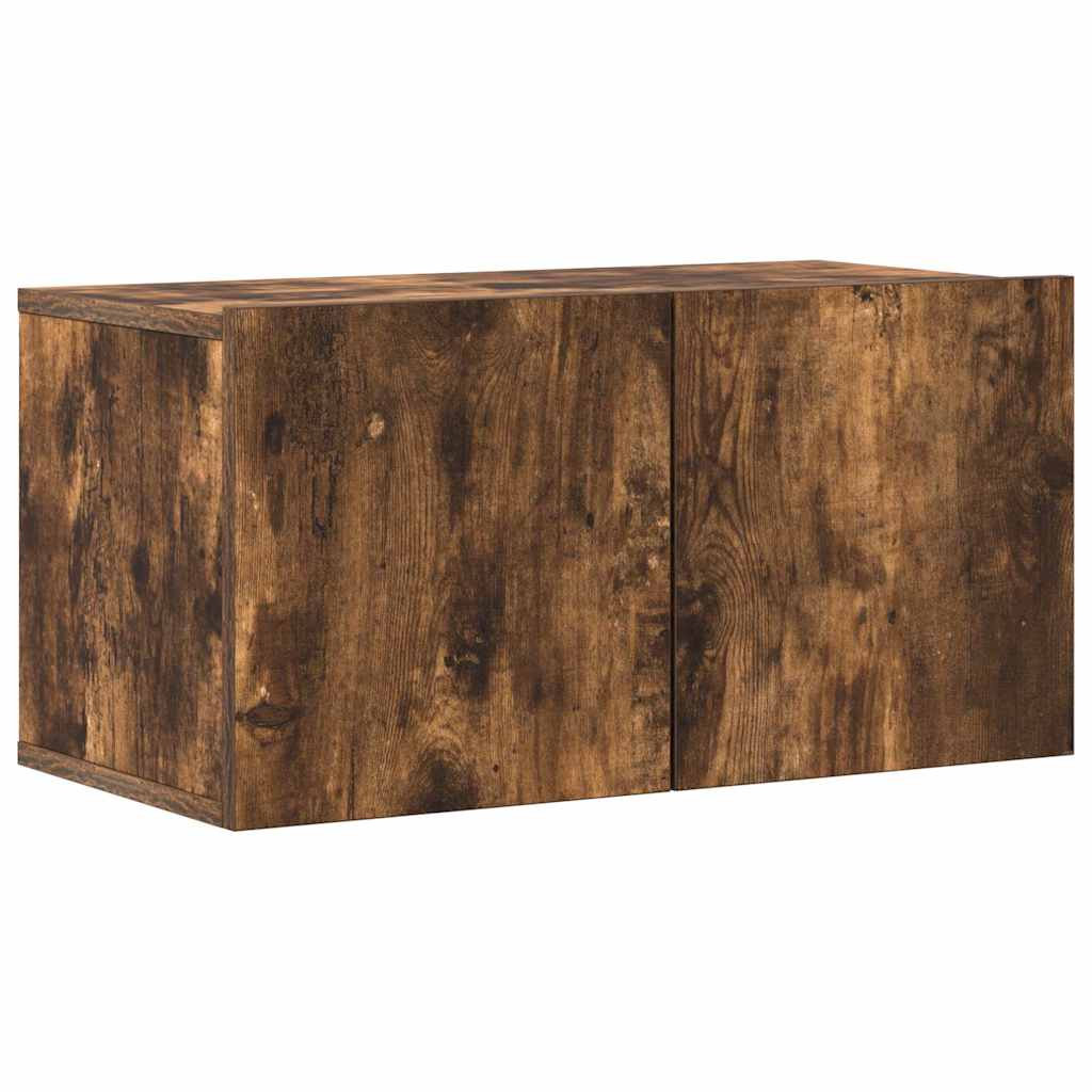 4 Piece TV Cabinet Set Smoked Oak Engineered Wood