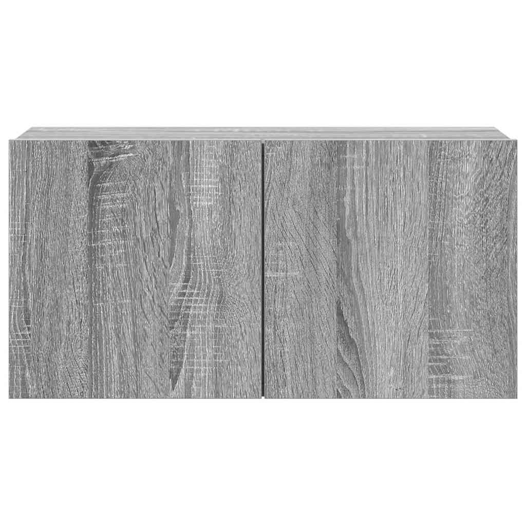 4 Piece TV Cabinet Set Grey Sonoma Engineered Wood