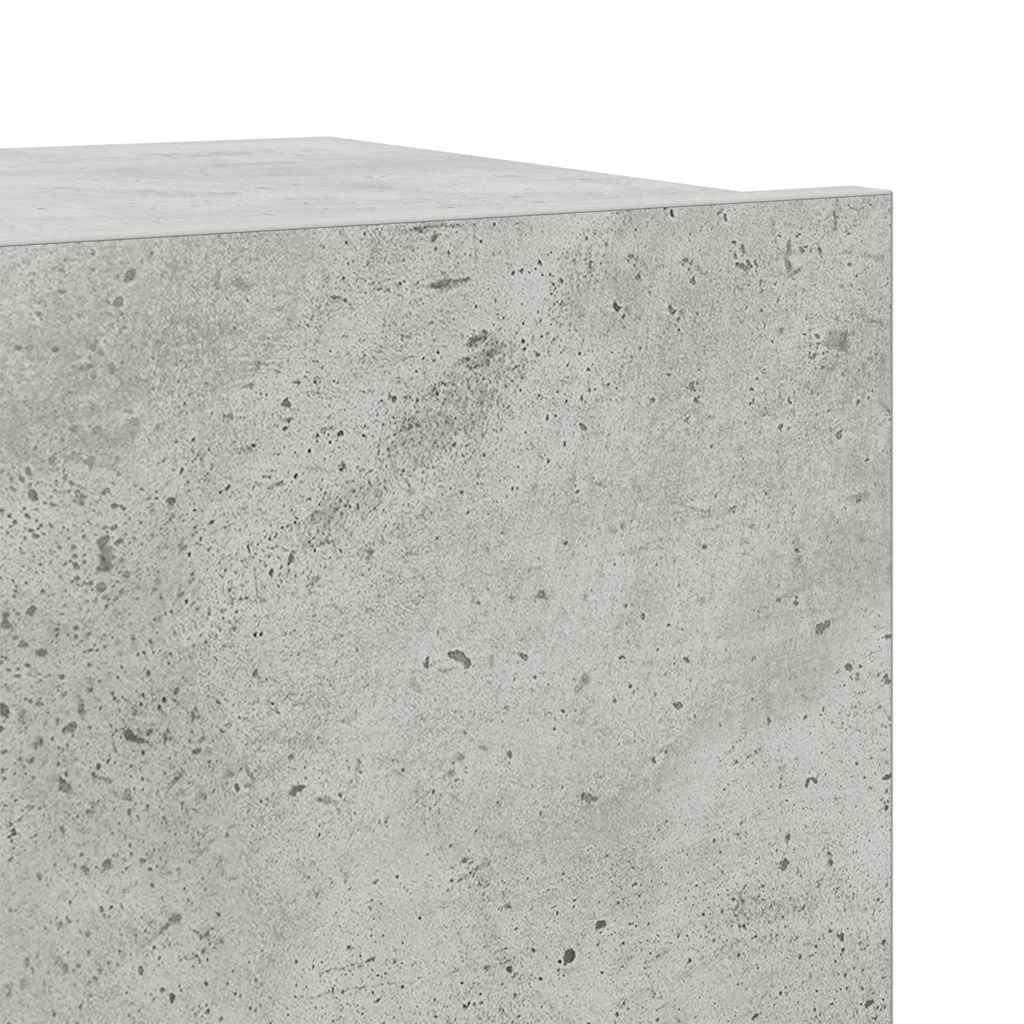 4 Piece TV Cabinet Set Concrete Grey Engineered Wood