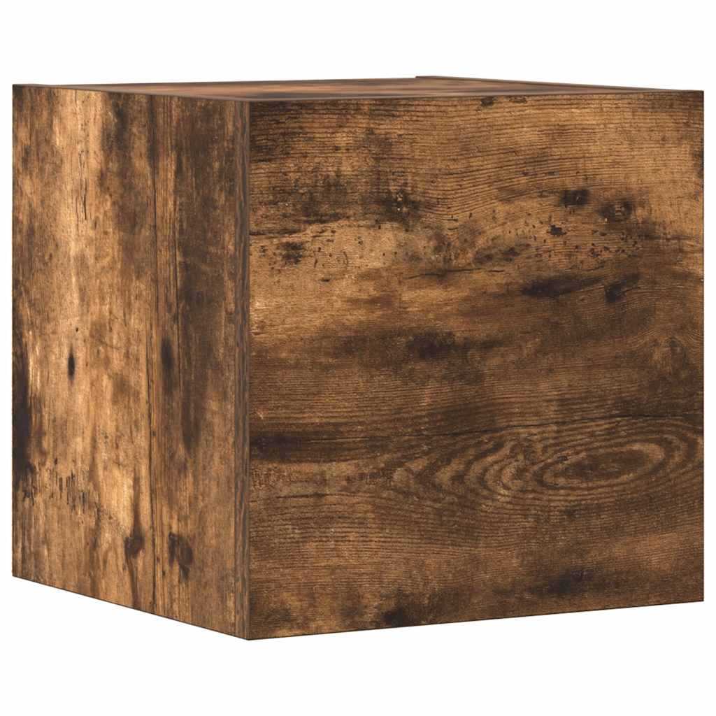 4 Piece TV Cabinet Set Smoked Oak Engineered Wood