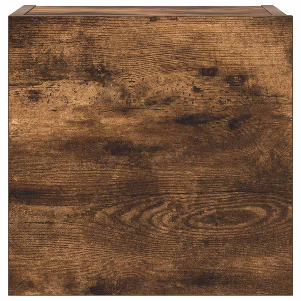 4 Piece TV Cabinet Set Smoked Oak Engineered Wood