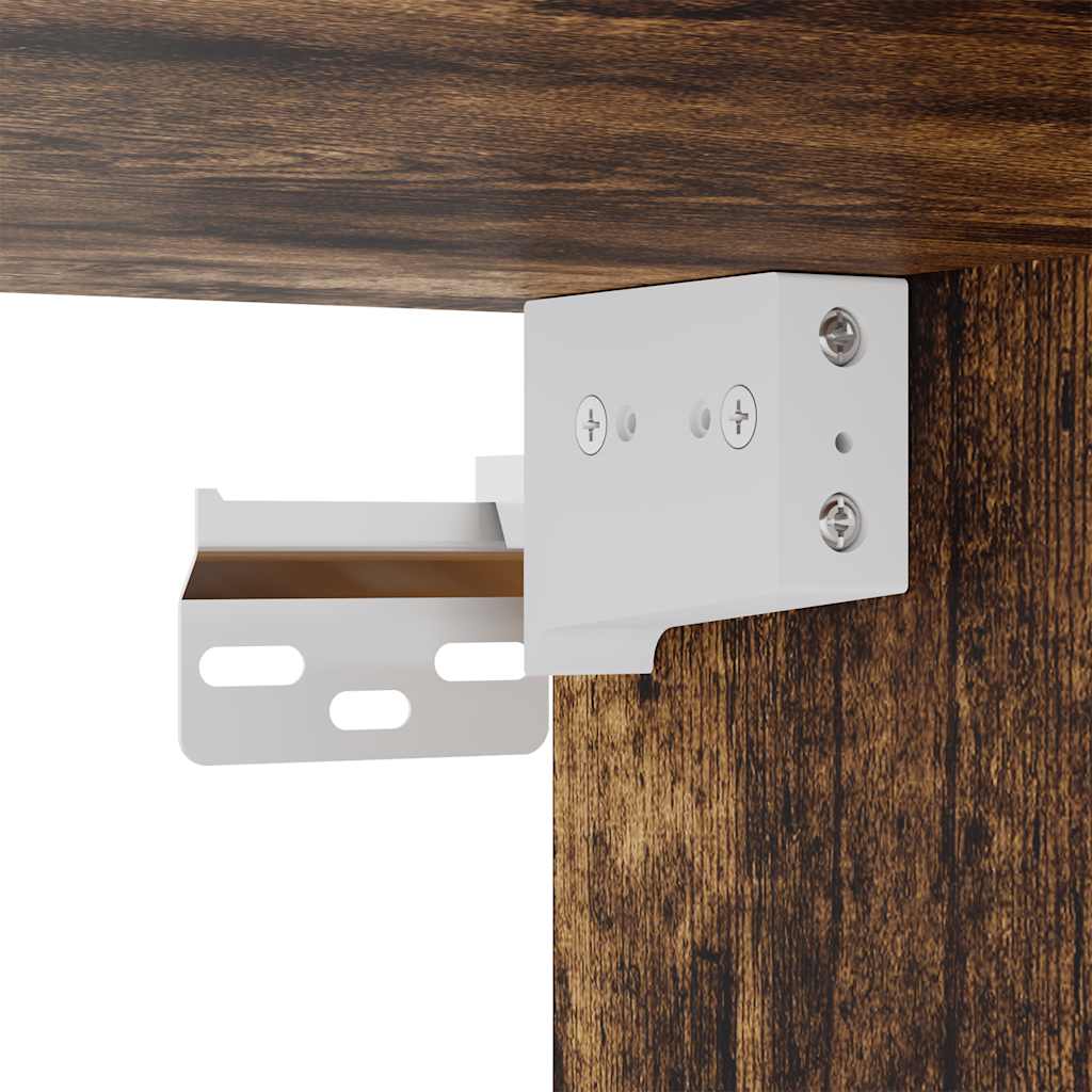 4 Piece TV Cabinet Set Smoked Oak Engineered Wood