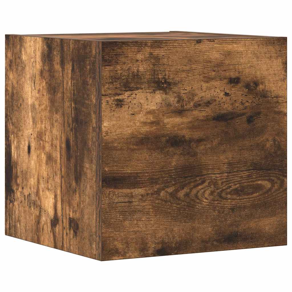 4 Piece TV Cabinet Set Smoked Oak Engineered Wood