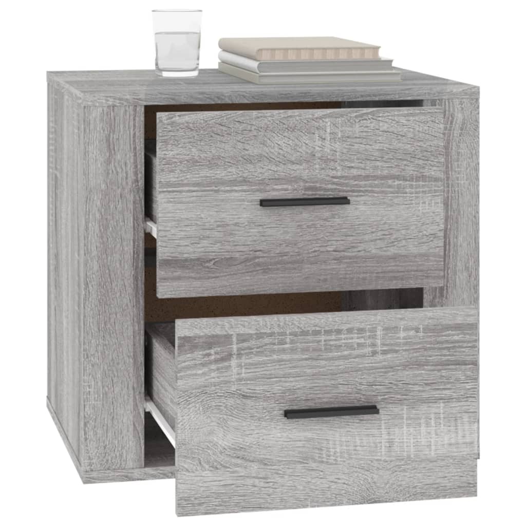Bedside Cabinet Grey Sonoma 50x39x47 cm