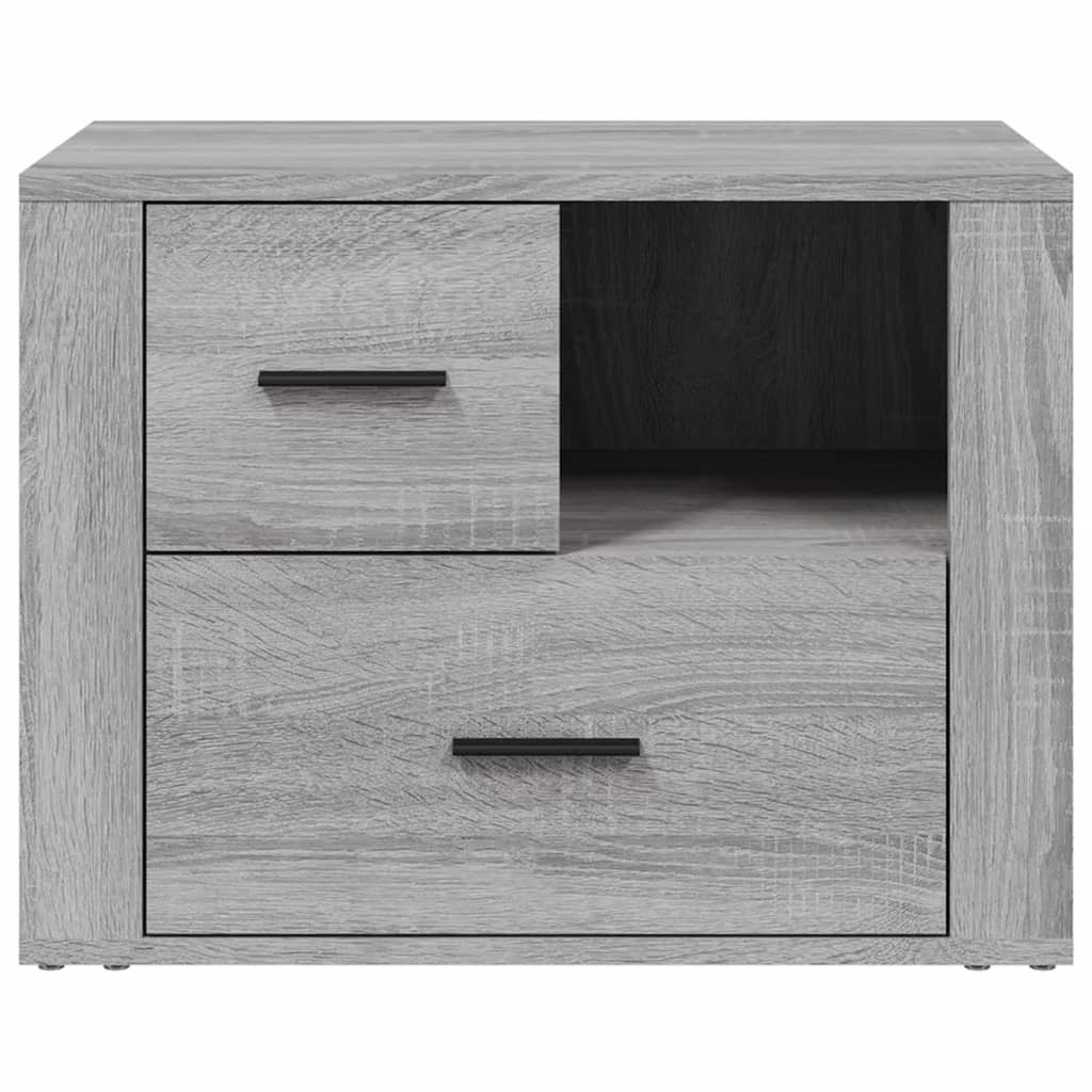 Bedside Cabinet Grey Sonoma 60x36x45 cm Engineered Wood