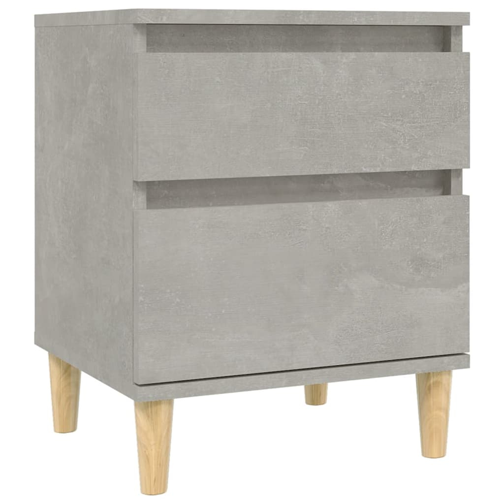 Bedside Cabinet Concrete Grey 40x35x50 cm