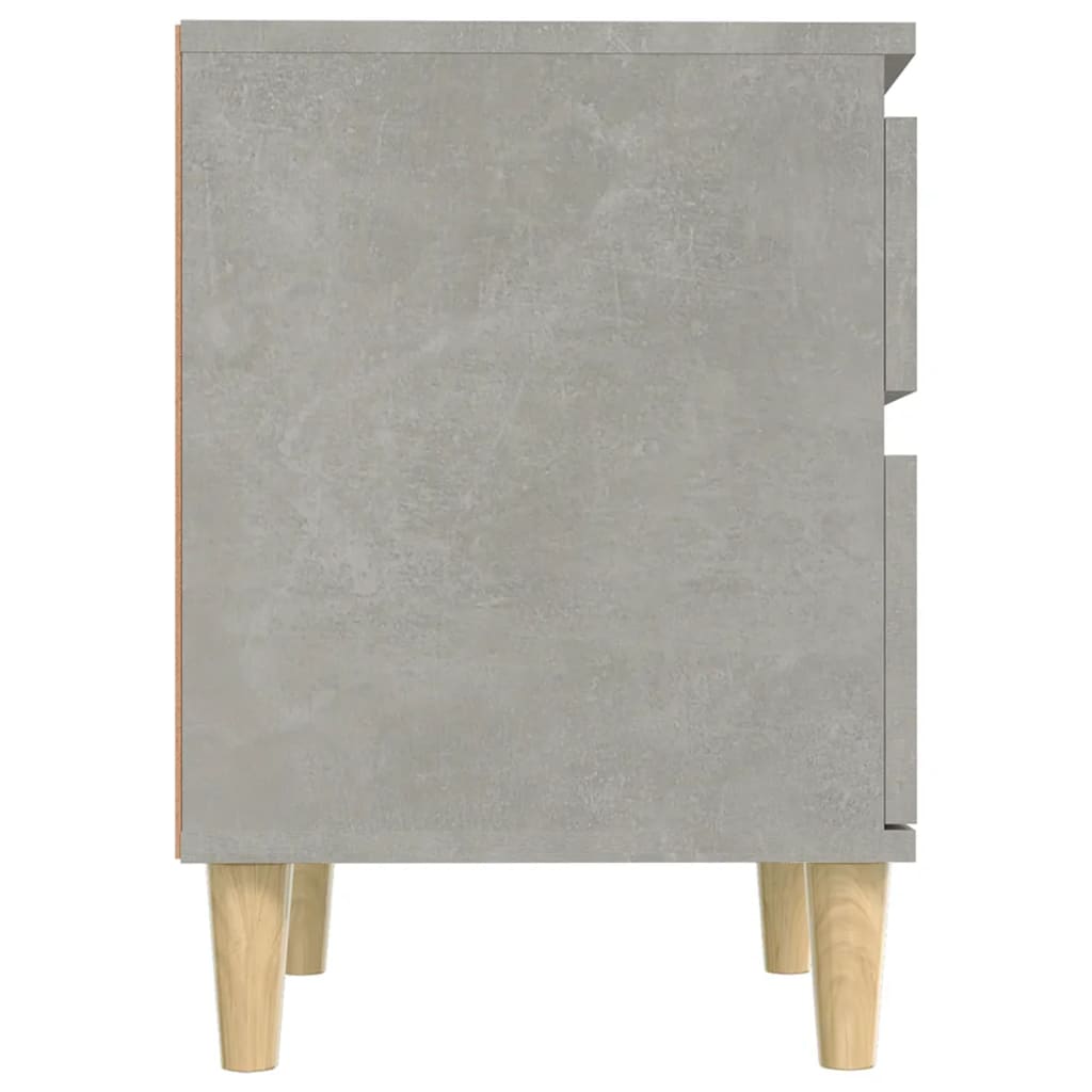 Bedside Cabinet Concrete Grey 40x35x50 cm
