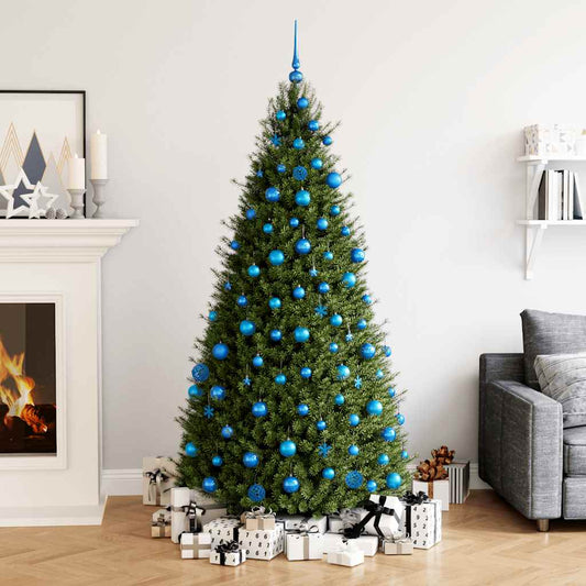 111 Piece Christmas Bauble Set Blue Polystyrene