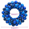 Christmas Wreath Blue 45 cm Polystyrene