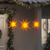 Christmas Lights with LEDs 3 pcs Foldable Yellow