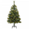 Artificial Hinged Christmas Tree with Cones 120 cm