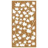 Garden Wall Decoration 105x55 cm Corten Steel Maple Leaf Design