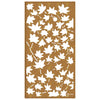 Garden Wall Decoration 105x55 cm Corten Steel Maple Leaf Design